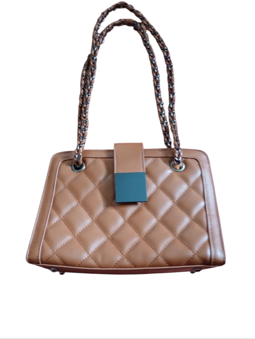 Quilted Square pu Leather Shoulder Bag